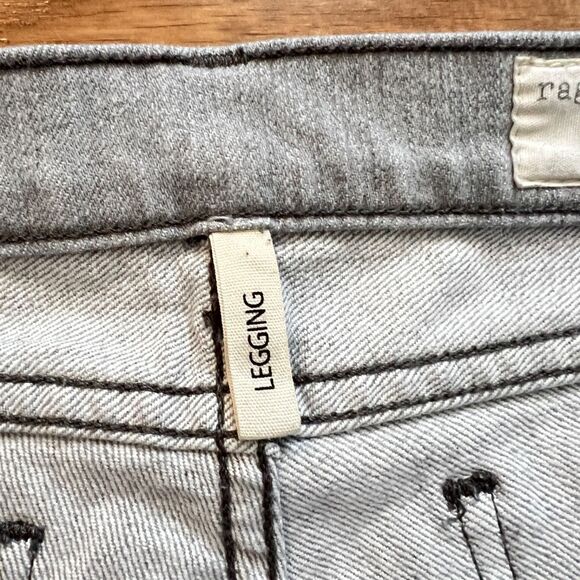 Rag & Bone Jean Legging Women's Size 26 Heather Gray Skinny Jeans - Picture 3 of 12